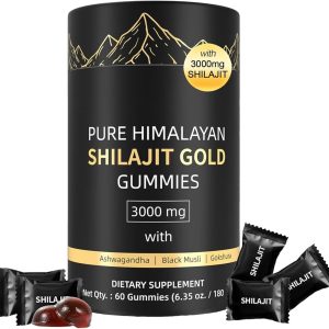 Gummies Shilajit Gold + Ashwagandha + Gokshura + Black Musli